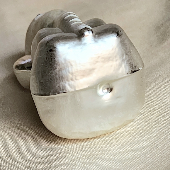 Vintage Poland Mercury Glass Elephant Christmas Ornament - Picture 5 of 8